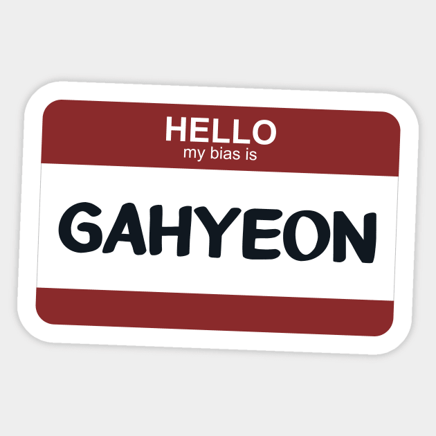 My Bias is Gahyeon Sticker by Silvercrystal